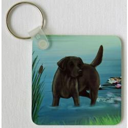 Lab choc key ring side 1